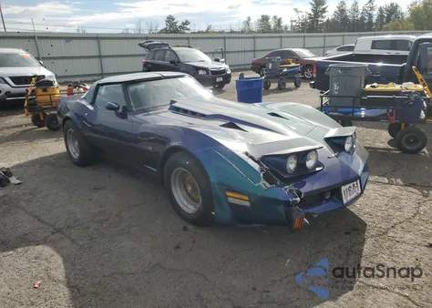 1980 Chevrolet Corvette из США, поврежденный, VIN 1Z876AS438370